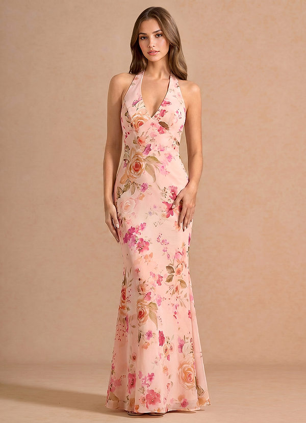 Giselle Abstract Bouquet Floral Maxi Dress image1