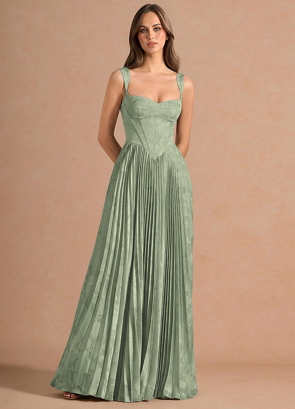 Lethira Agave Green Maxi Dress image1