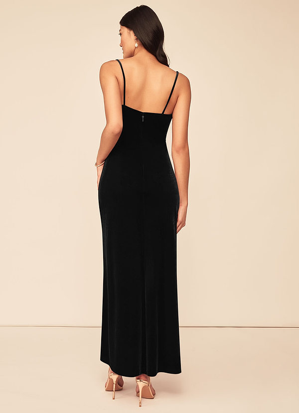 back Azazie Lexi Robe En Velours