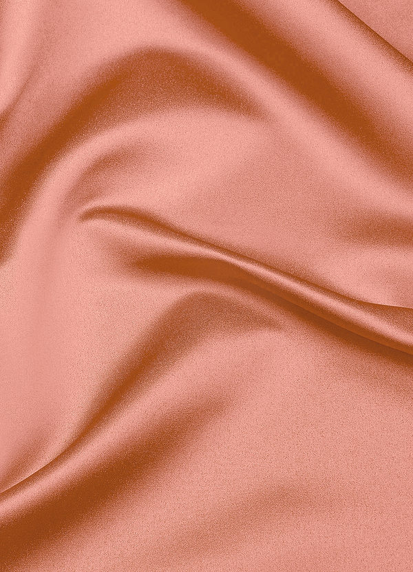 front Azazie MAI TAI Matte Satin Fabric By the Yard