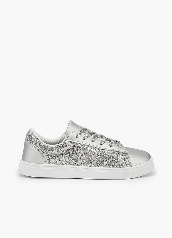 front Glitter Tennis Sneakers