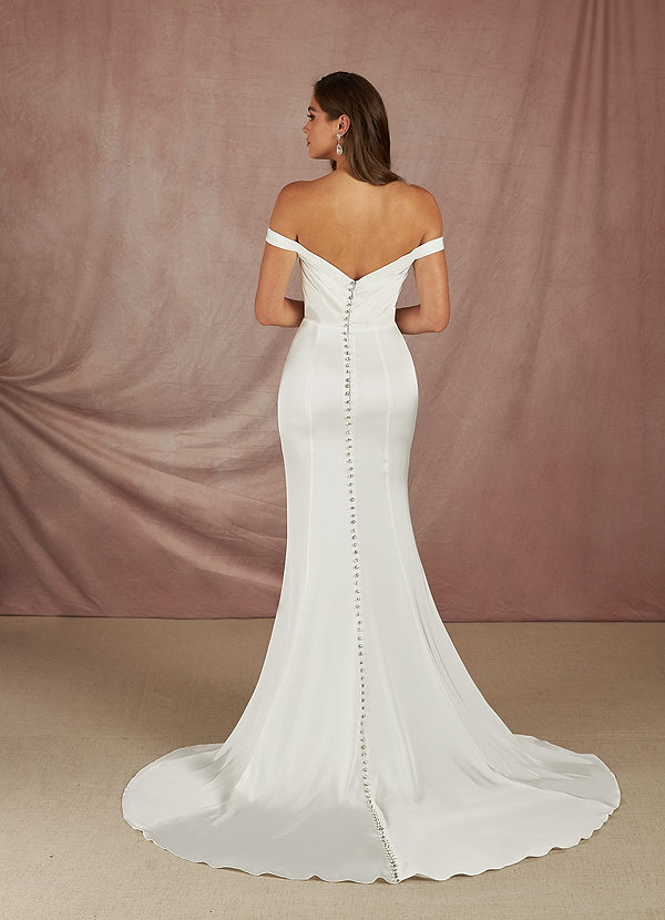 back Azazie Diora Wedding Dress