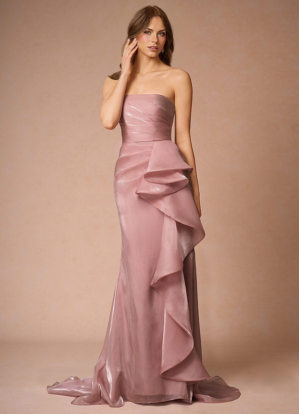Cressidia Pink Strapless Gown image1