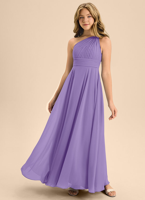 Charlize Junior Tahiti A-Line Pleated Chiffon Dress image1