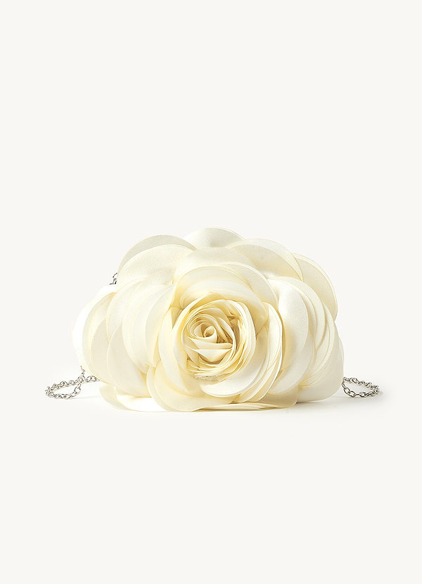 front Bolso de hombro con rosas en 3D