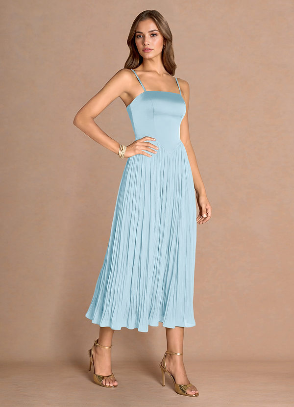 Lorie Sky Blue Midi Dress image1