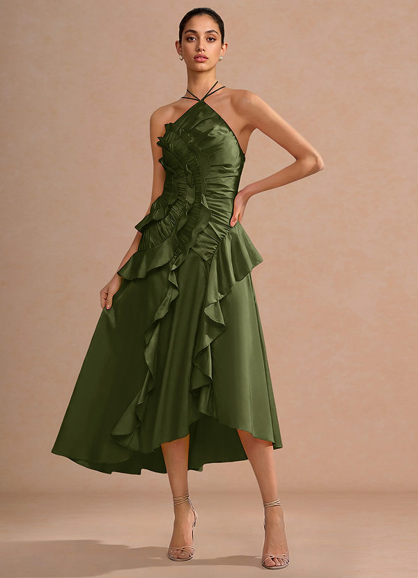 Minerva Olive Maxi Dress image1