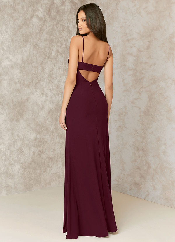 Azazie x Kendall + Kylie Bridesmaid Dresses Square Neckline Luxe Knit Mermaid Dress image2