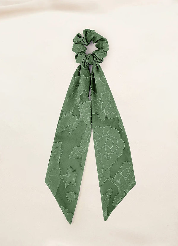 front Coletero para el pelo con diseño floral desgastado y colores a juego