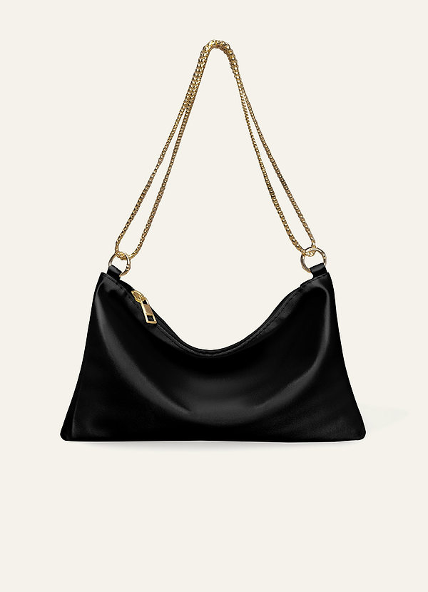 front Metallic Chain Underarm Bag