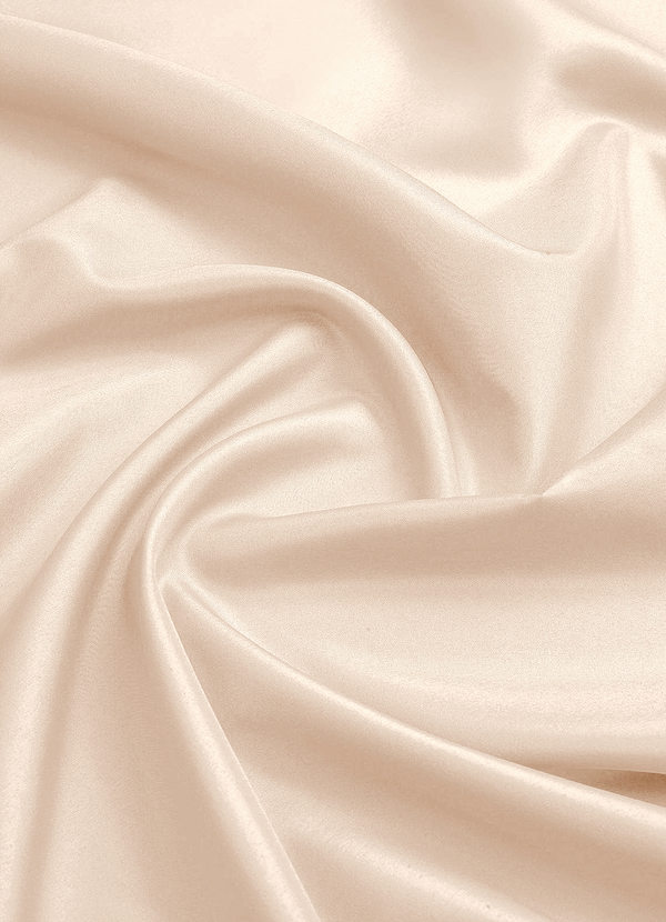 front Azazie White Alabaster Lining Fabric By the Yard
