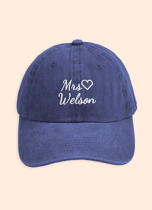 front Personalized Embroidered Bride Hat