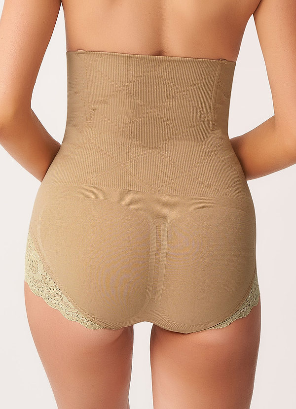 back High Waisted Control Butt Lifter Lace Panty