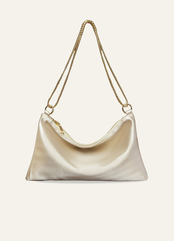 front Metallic Chain Underarm Bag