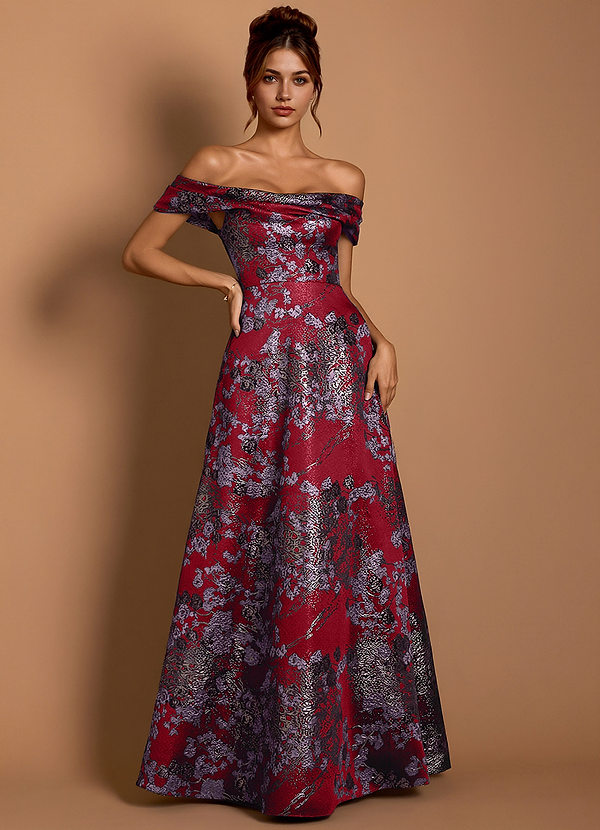 Dagny Merlot Maxi Dress image1