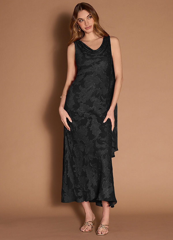 Monika Black Maxi Dress image1