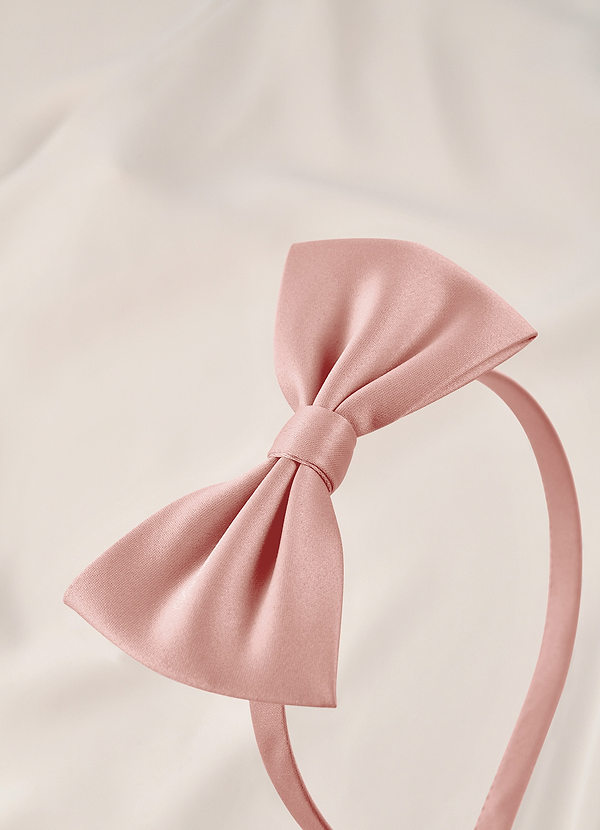 front Junior Bridesmaid Satin Headband