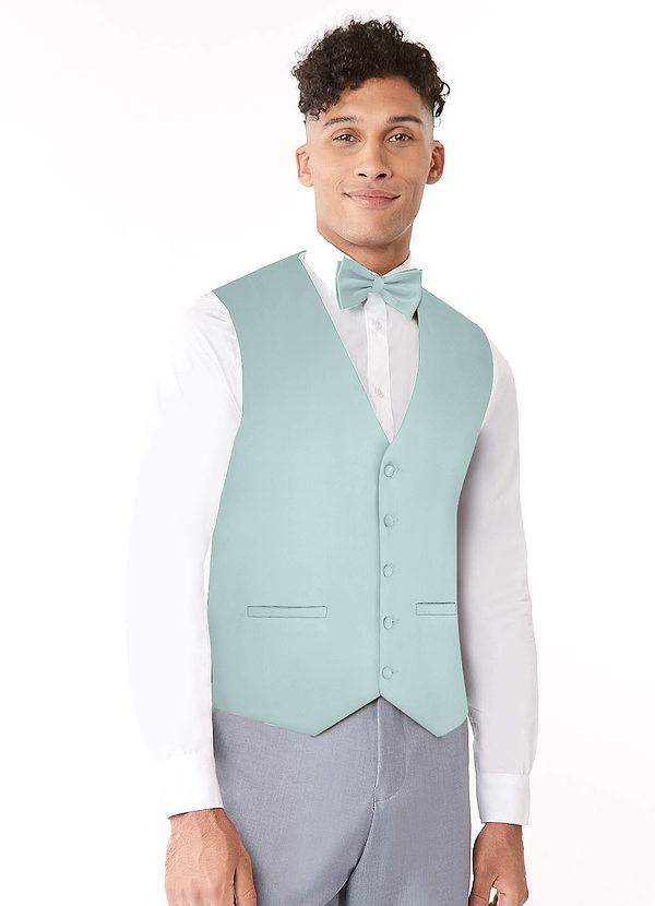 front Gilet en satin extensible