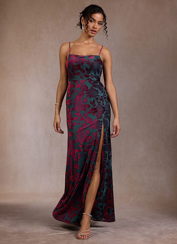 Javana 티엘 베리 맥시 드레스 image1