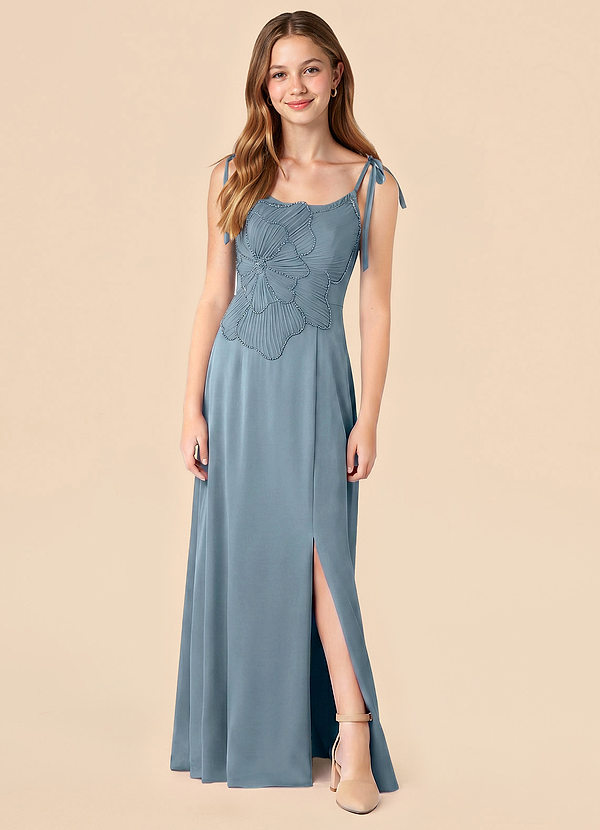 front Azazie Millie Junior Formal Dress