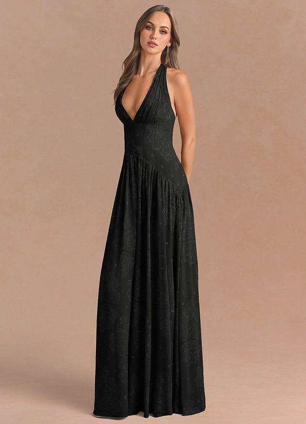 Margot Black Maxi Dress image1