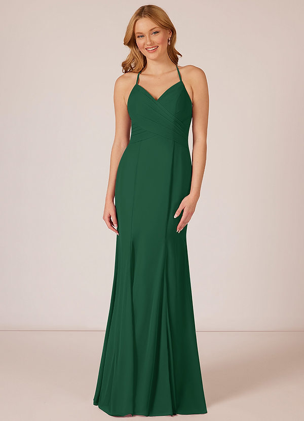 Dark Green Azazie Carolina Bridesmaid Dresses | Azazie