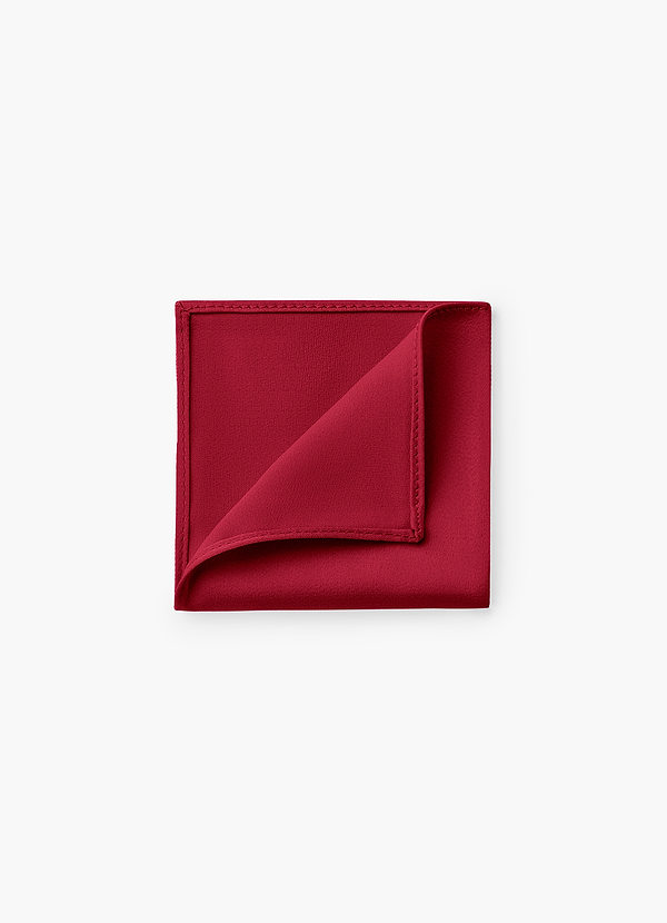 front Boy's Matte Satin Pocket Square