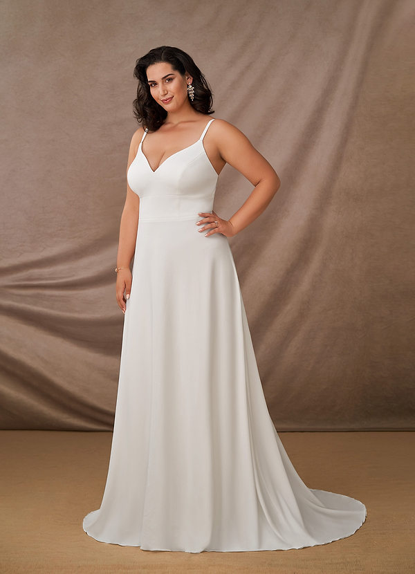 plus size flowy wedding dresses