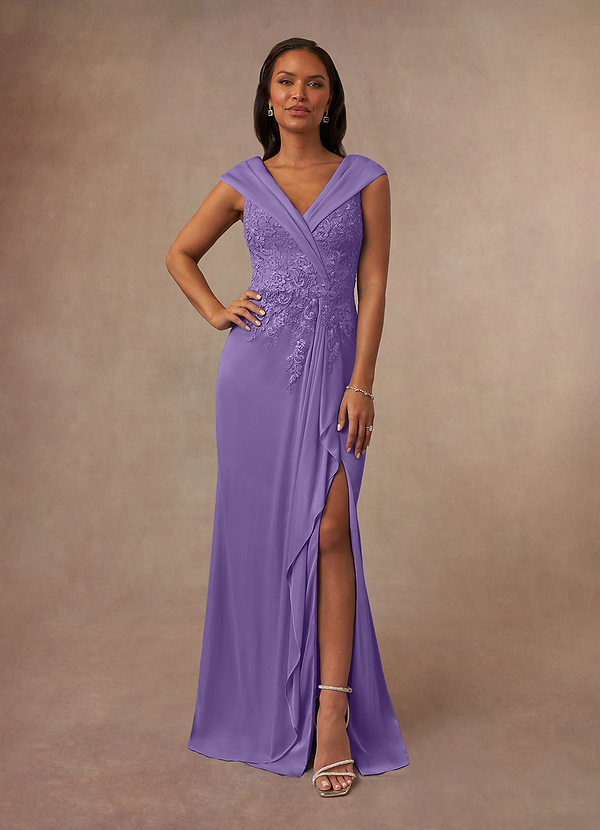 Azazie Calathea Mother of the Brides Dresses Tahiti A-Line Lace Dress image1