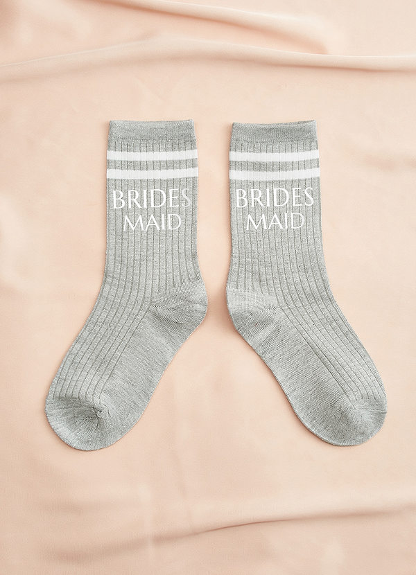 Customizable Double Stripe Crew Socks front