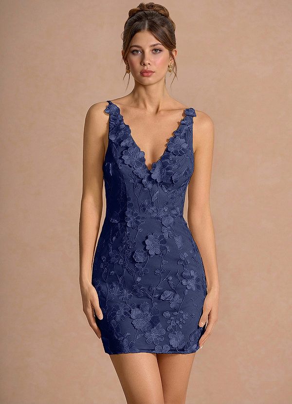 Cireth Dark Navy Mini Dress image1