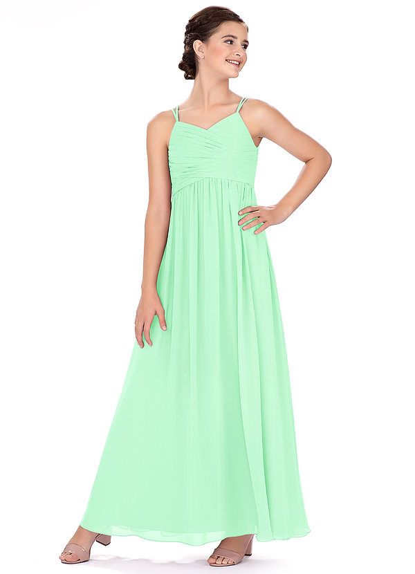  Azazie  Blake  JBD Junior Bridesmaid  Dress  Mint Green Azazie 