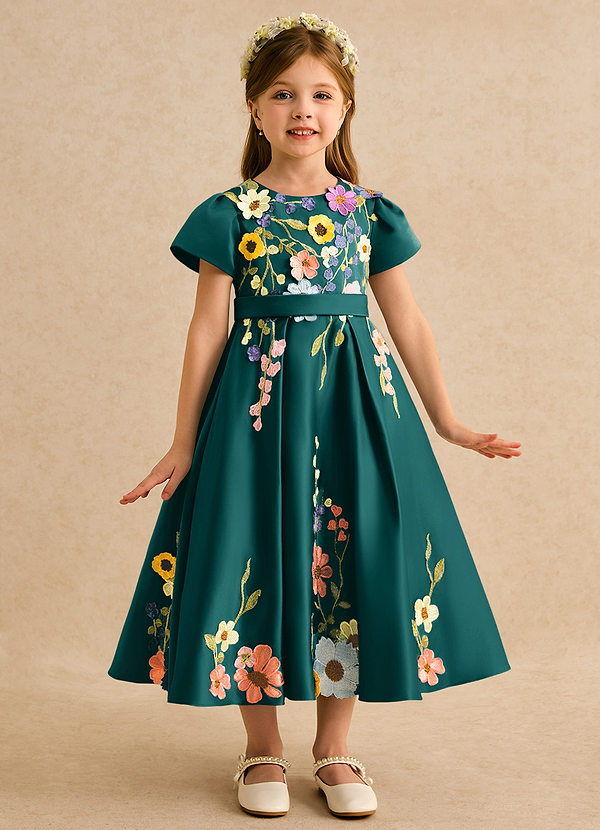 Azazie Haya Klänningar för brudeflicka Klä A-Line i Spets image1