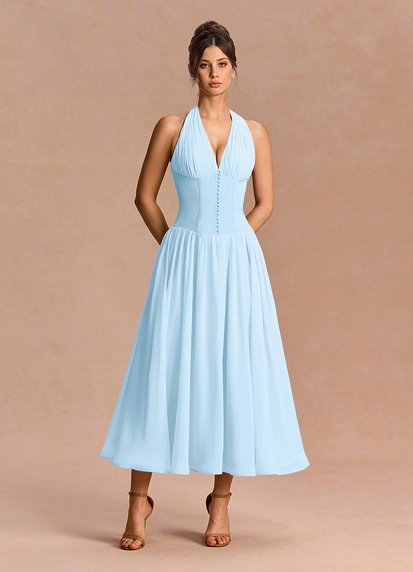 Robe Maxi Bleu Ciel Violetta image1