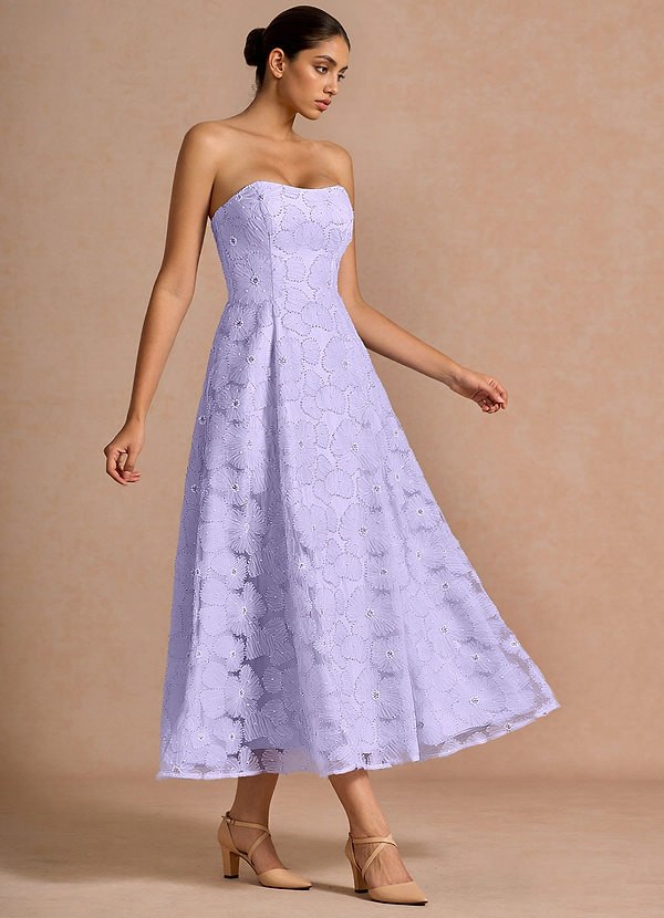 Robe Maxi Lilas Aiselle image1