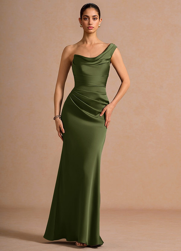 vestido Maxi Oliva Cassiopeia image1