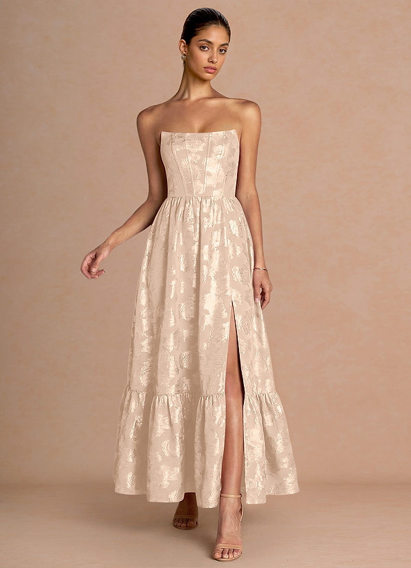 Ophelia Cream Maxi Dress image1