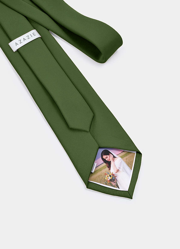front Matte Satin Custom Photo Tie – Personalized Necktie