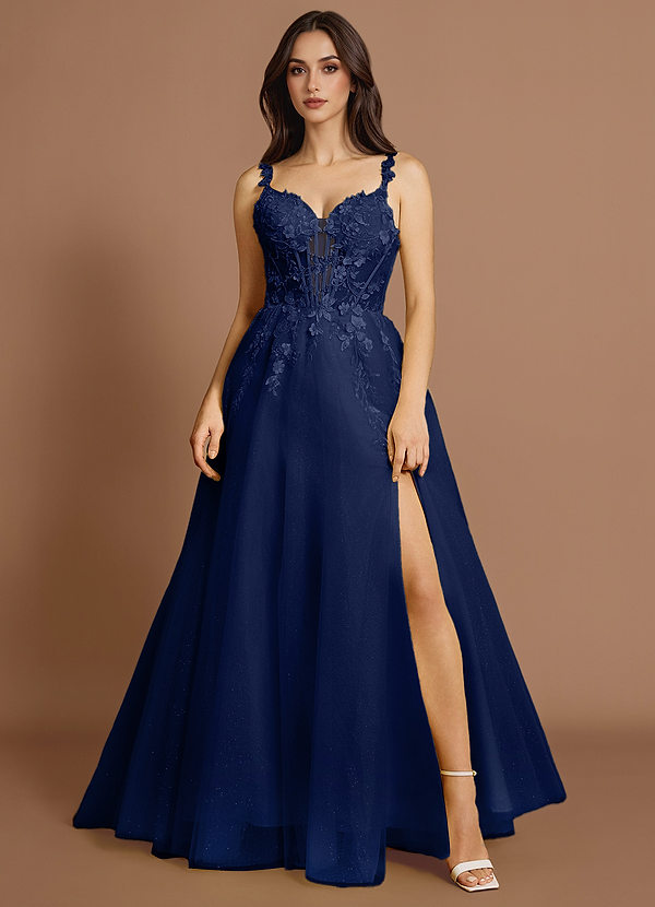 Kaelis Navy Maxi Dress image1