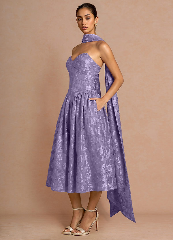 Elspeth Lilac Midi Dress image1