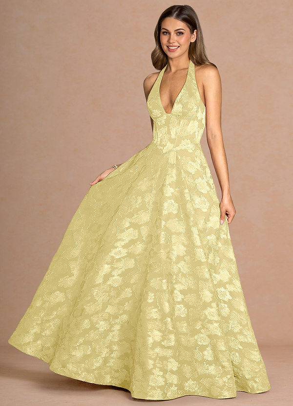 Isabeau Lemon Sorbet Maxi Dress image1