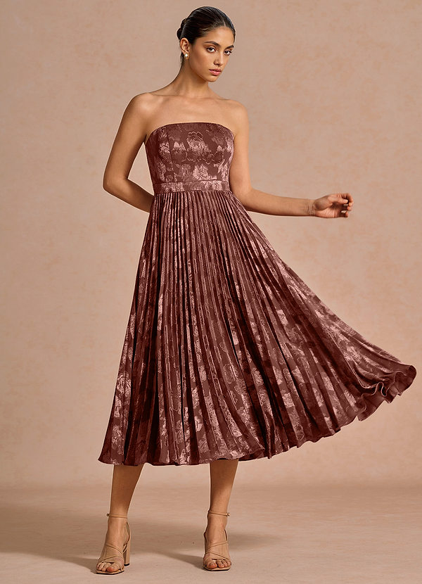 Coral Mocha Coco Midi Dress image1