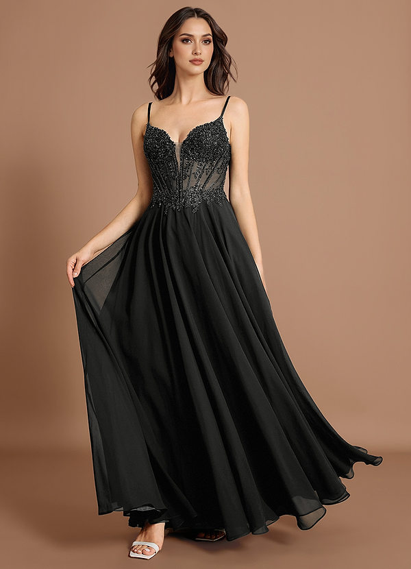 Kiraelle Black Maxi Dress image1