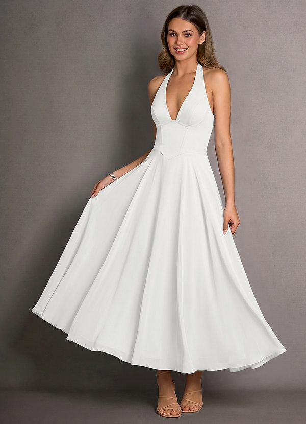 Isabeau White Maxi Dress image1