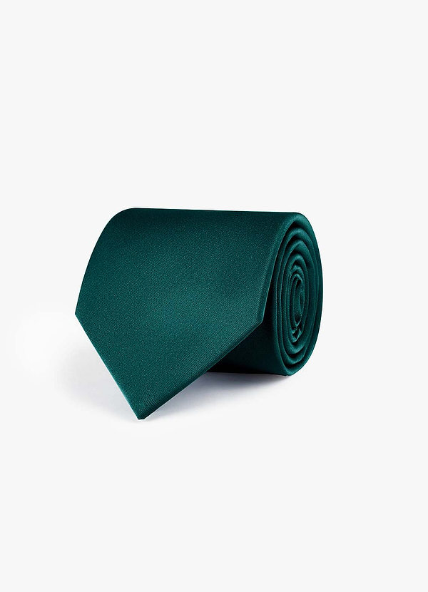 front Stretch Satin Wide Tie