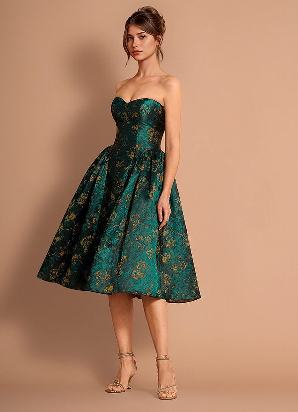 Kleid Evette Dunkelgrün image1