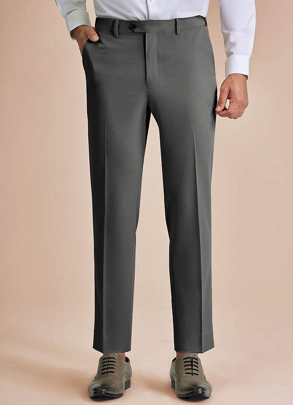 front William Charcoal Comfort Blend Dress Pants