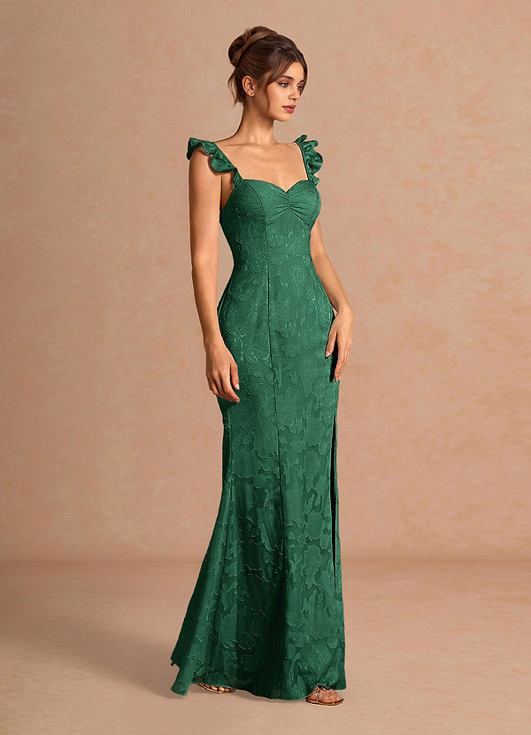 Vestido Verde Esmeralda Largo Romilly image1
