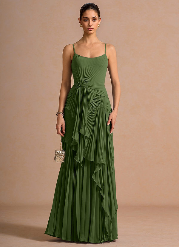 Bashira Olive Maxi Dress image1