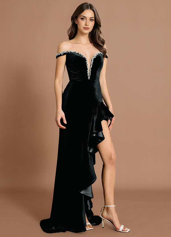 Briallen Black Maxi Dress image1